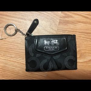 Coach change and card holder